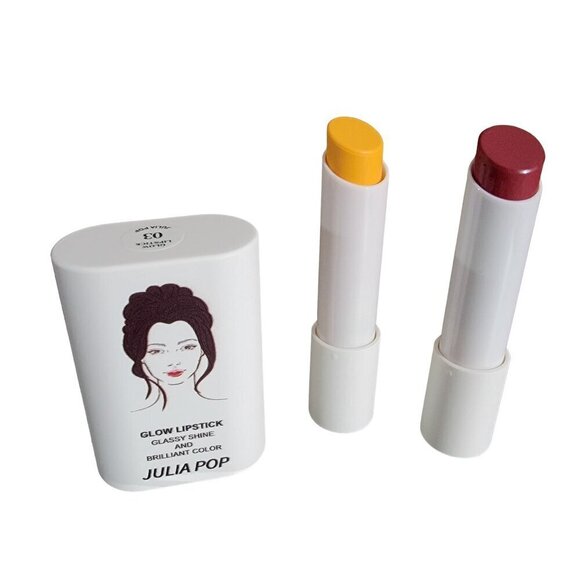 Julia Pop Full Seductive Glow Lipstick New in Box - Picture 3 of 12